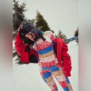 NWT FP Movement Dawn To Dusk Printed Hoodie